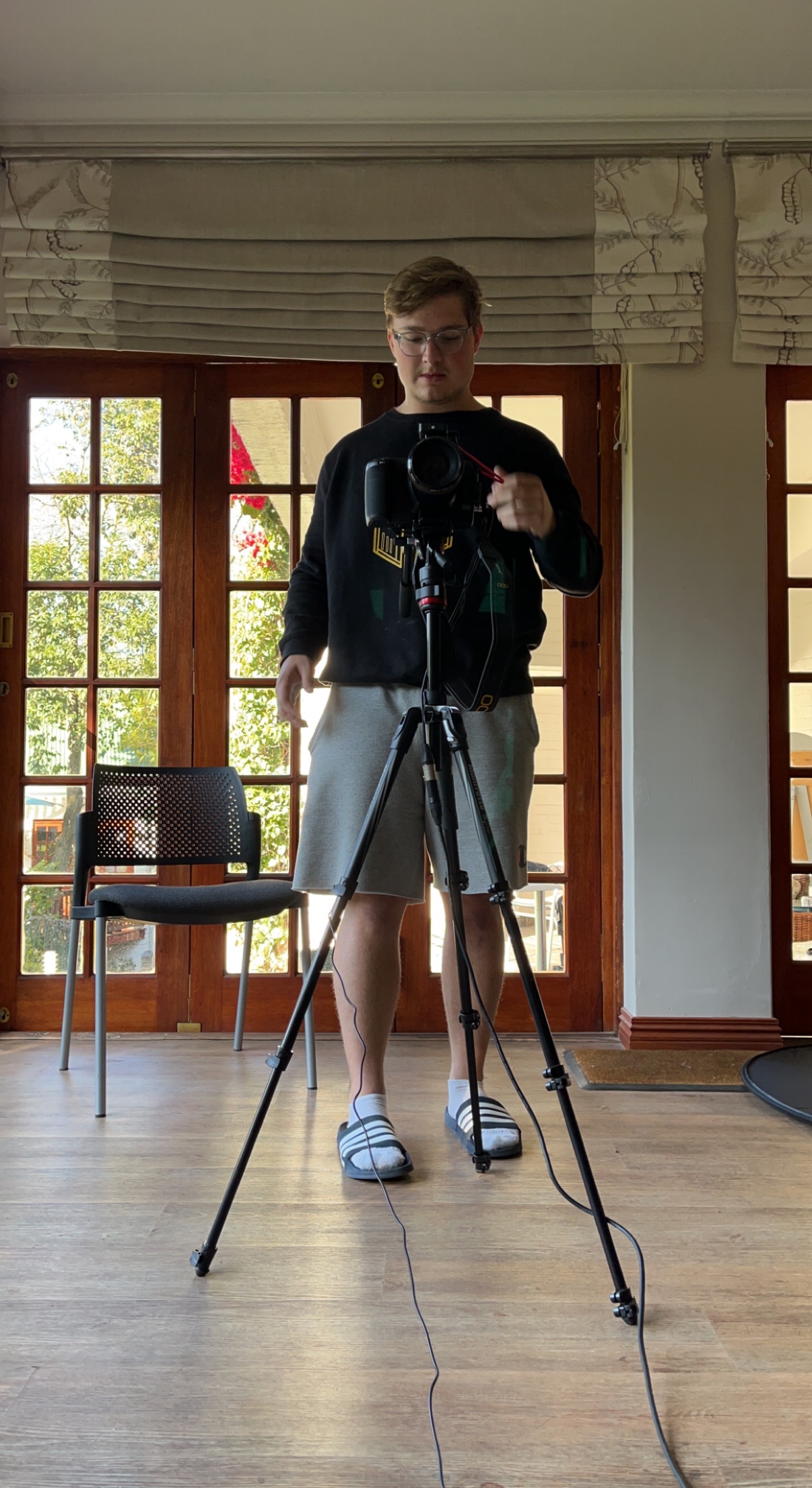 Filming Roomie Interviews